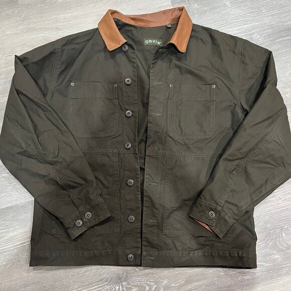 Orvis Men's Olive Green Barn Jacket - Picture 1 of 6